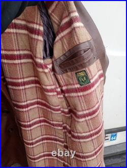 Canadienne en gros cuir Marron après Guerre avant 1950(EDF)