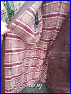 Canadienne en gros cuir Marron après Guerre avant 1950(EDF)