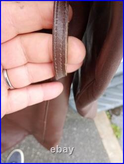 Canadienne en gros cuir Marron après Guerre avant 1950(EDF)