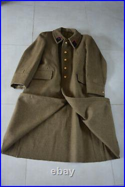 Capote modèle 1938 d'un sergent-chef du 11e génie Maginot France 1939-1940 ww2