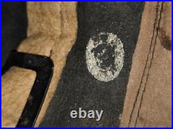 Casque 1935 bleu armée de l'air France WW2 39 45 complet intérieur cuir bavolets