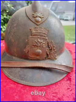 Casque ADRIAN pompier mod 26 WW2