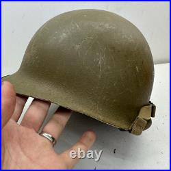 Casque À Couture Avant Swivel Bail De L'Armée Américaine WW2
