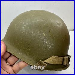 Casque À Couture Avant Swivel Bail De L'Armée Américaine WW2