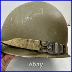 Casque À Couture Avant Swivel Bail De L'Armée Américaine WW2