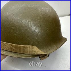 Casque À Couture Avant Swivel Bail De L'Armée Américaine WW2