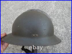 Casque Adrian Mle 1926 Infanterie Complet dans son Jus Taille 58 59