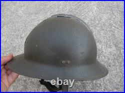 Casque Adrian Mle 1926 Infanterie Complet dans son Jus Taille 58 59