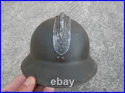 Casque Adrian Mle 1926 Infanterie Complet dans son Jus Taille 58 59