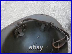 Casque Adrian Mle 1926 Infanterie Complet dans son Jus Taille 58 59