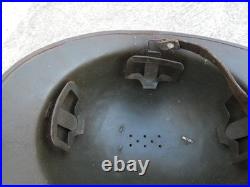 Casque Adrian Mle 1926 Infanterie Complet dans son Jus Taille 58 59