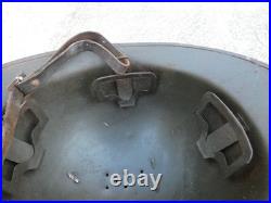 Casque Adrian Mle 1926 Infanterie Complet dans son Jus Taille 58 59