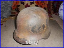 Casque All Wh Mle 40 Camoufler 3 Ton Normandie