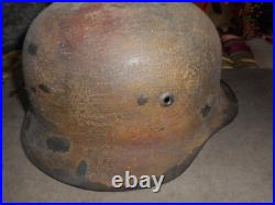 Casque All Wh Mle 40 Camoufler 3 Ton Normandie