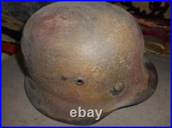 Casque All Wh Mle 40 Camoufler 3 Ton Normandie