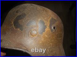 Casque All Wh Mle 40 Camoufler 3 Ton Normandie