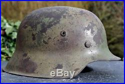 Casque Allemand Camouflage 1939-45 German Helmet WW2