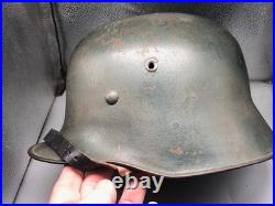 Casque Allemand De Transition WW1 / WW2 M16 Variation Rare Casque KM