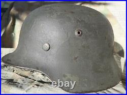 Casque Allemand M35 DAK German Camo helmet Recon Sudfront Stahlhelm ET68 Heer