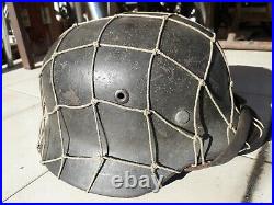 Casque Allemand M40 Quist 68 German helmet stahlhelm original Wehrmacht Heer WW2