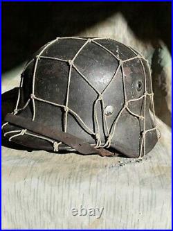 Casque Allemand M40 Quist 68 German helmet stahlhelm original Wehrmacht Heer WW2