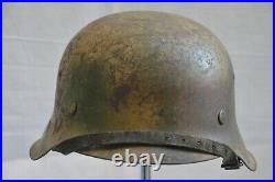 Casque Allemand Mod. 1942 Camoufle-german Helmet 1942 Camo-deutsche Stahlhelm 42