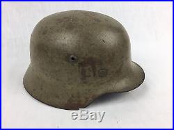 Casque Allemand Normandie -German Helmet WWIi Militaria