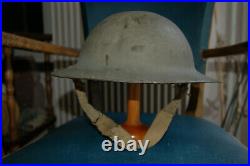 Casque Anglais Helmet steel Mark I fabrication WW1. MkI WW2 1940
