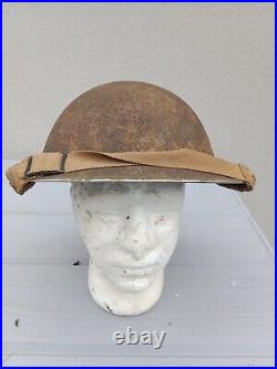 Casque Anglais Ww2 Helmet Indo Algérie Post War Militaire Militaria