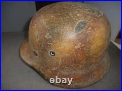 Casque Camoufle 3 Ton All Wh Mle 1940 Normandie