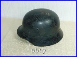 Casque En Acier Allemand, Patch Double! 2 WK