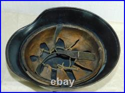 Casque En Acier Allemand, Patch Double! 2 WK