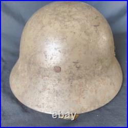 Casque En Acier De L'Armee Japonaise Avec Jugulaire Tetsubo Doublure WWII
