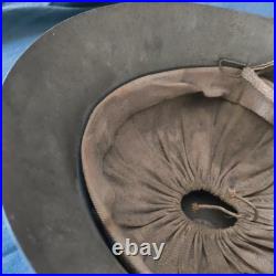 Casque En Acier De L'Armee Japonaise Avec Jugulaire Tetsubo Doublure WWII