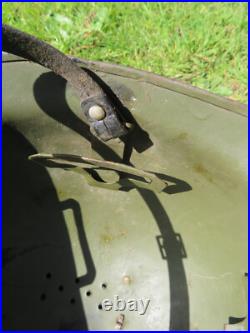Casque Francais M 26 Interieur Allemand Date 1942