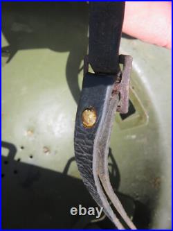 Casque Francais M 26 Interieur Allemand Date 1942
