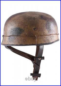 Casque M38 Soldat De La Fallschirmjäger En Acier Normandie Camo Luftwaffe WWII