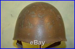 Casque Metallique Italien Mod. 933 (1933)-italian Helmet M. 933-2°ww-alpes 1940