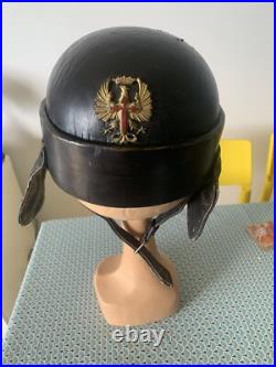 Casque Militaire Tankiste Tank M35 Guerre Civil Espagne Ww2