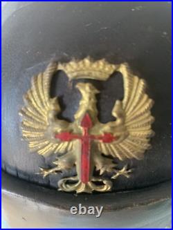 Casque Militaire Tankiste Tank M35 Guerre Civil Espagne Ww2