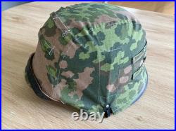 Casque Mod. 42 stahlhelm. Coque original restauré + couvre casque