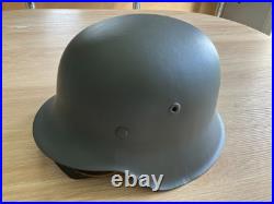 Casque Mod. 42 stahlhelm. Coque original restauré + couvre casque