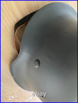 Casque Mod. 42 stahlhelm. Coque original restauré + couvre casque