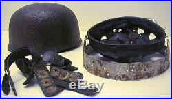 Casque Para Allemand, German M38 Paratrooper helmet, M38 Fallschirmjäger helm