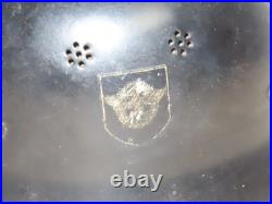 Casque Stahlhelm Pompiers Avec Double Patch Casque 2 WK