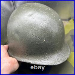 Casque US Armée M1 De La Seconde Guerre Mondiale Avec Doublure