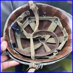 Casque US Armée M1 De La Seconde Guerre Mondiale Avec Doublure