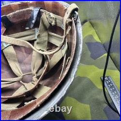 Casque US Armée M1 De La Seconde Guerre Mondiale Avec Doublure