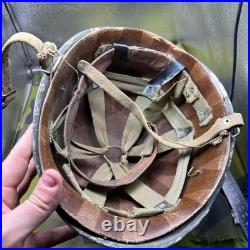 Casque US Armée M1 De La Seconde Guerre Mondiale Avec Doublure