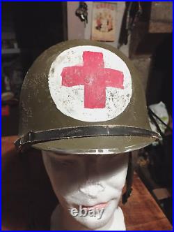 Casque US M1Medic WW2